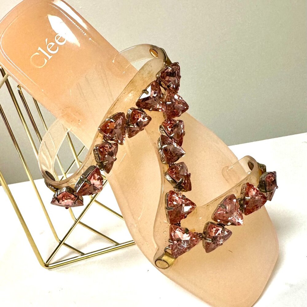 Dazzling Clee Jelly Sandal - Blush/Rose Gold US 7 / EUR 38